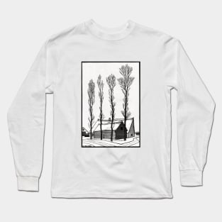 Winter (1920) by Julie de Graag Long Sleeve T-Shirt